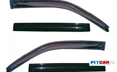 Дефлекторы боковых окон для Mitsubishi Pajero (1991-1998) , 4шт, Cobra Дефлекторы боковых окон для Mitsubishi Pajero (1991-1998) , 4шт, Cobra