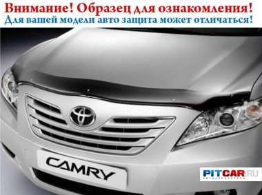 Дефлектор капота  для Toyota Avensis (2009-), черный, Egr