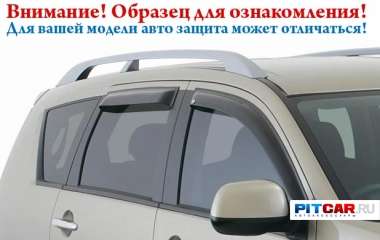 Дефлекторы окон  для Toyota Land Cruiser 90 (1996-2002), черный, (4 шт.), Egr