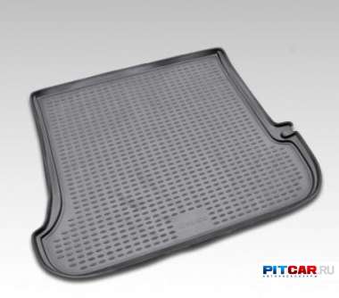 Коврик в багажник (полиуретан) для Toyota Land Cruiser 120 Prado (2002-2009), полиуретан, черный, Novline