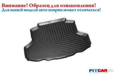 Коврик в багажник (полиуретан) для Audi A4 (SD) (2008-), полиуретан, черный, Novline
