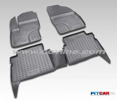 Коврики в салон для Ford C-Max (2003-2010) полиуретан, с высокими бортиками, Novline