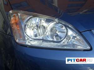 Защита фар для Hyundai Tucson (2004-), прозрачный, Sim