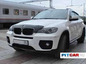 Дефлектор капота для Bmw X5 (E70) (2007-), черный, Sim